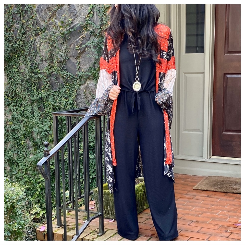 ✨LAST ONE✨Boho chic flowy long print Duster/kimono - Picture 7 of 8